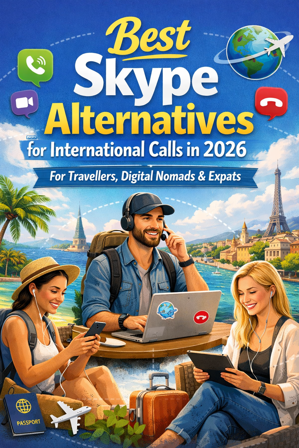 Best Skype alternatives for international calls in 2026 for travellers, digital nomads, and expats